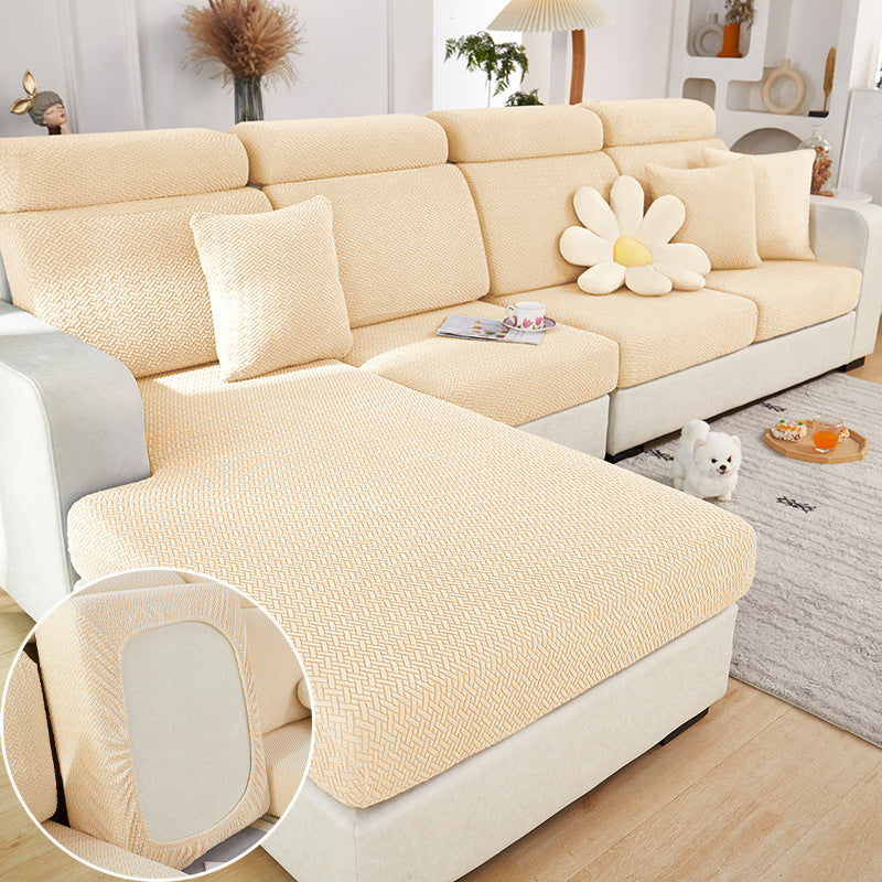 K & S | Sofaüberwurf Elastisch Universell – Waschbarer Stretch Sofabezug für Alle Jahreszeiten
