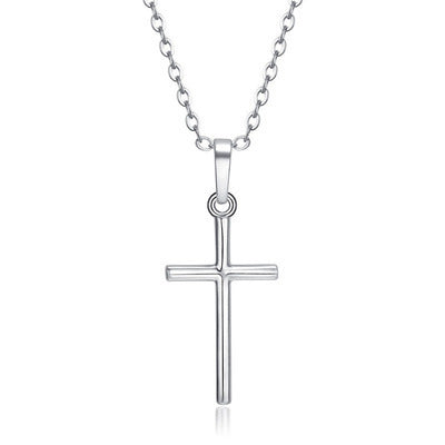 K & S | Damen Halskette Kreuz Anhänger – Elegante & Zeitlose Schmuck Kette