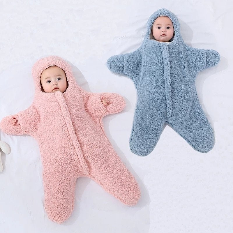 K & S | Baby Schlafsack Winter Lammvelours – Warm, Weich & Sicher für Neugeborene