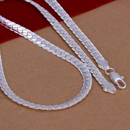 K & S | Herren Halskette 925 Silber – Schlichte & Stilvolle Silberkette Zeitloser Schmuck