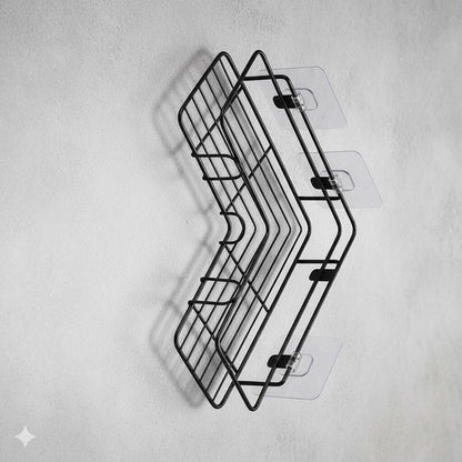 Praktisches Eckregal ohne Bohren für Dusche | Rostfrei