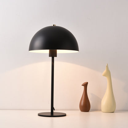 K & S | Designer Tischlampe – Moderne LED Pilzlampe aus Eisen für Wohnzimmer & Schlafzimmer