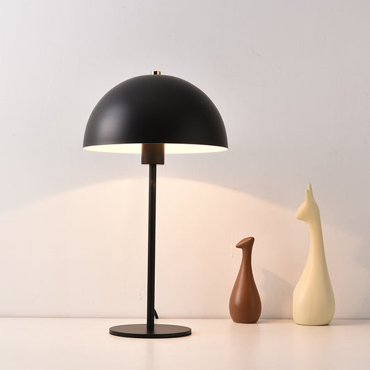 K & S | Designer Tischlampe – Moderne LED Pilzlampe aus Eisen für Wohnzimmer & Schlafzimmer
