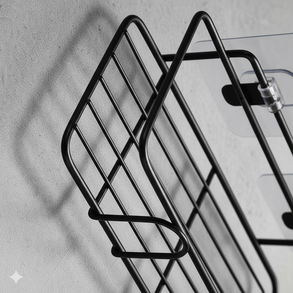 Praktisches Eckregal ohne Bohren für Dusche | Rostfrei