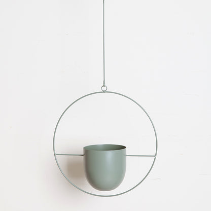 K & S | Hängender Blumentopf Eisen – Nordischer Stil & Modernes Design für Wohnzimmer & Balkon