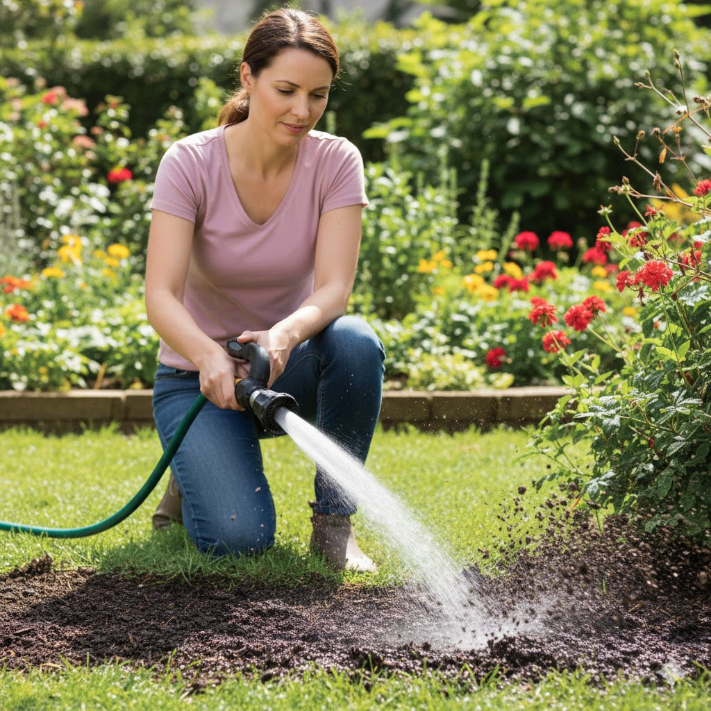 Premium Gartendüse für Schlauch | Einstellbarer Strahl