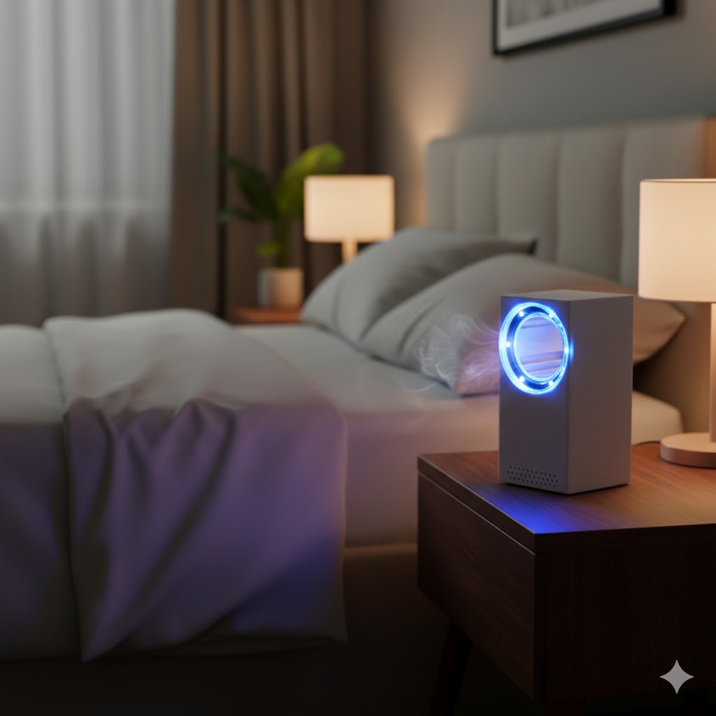 Premium Mückenvernichter leise & effektiv | Turbo-Ansaugung