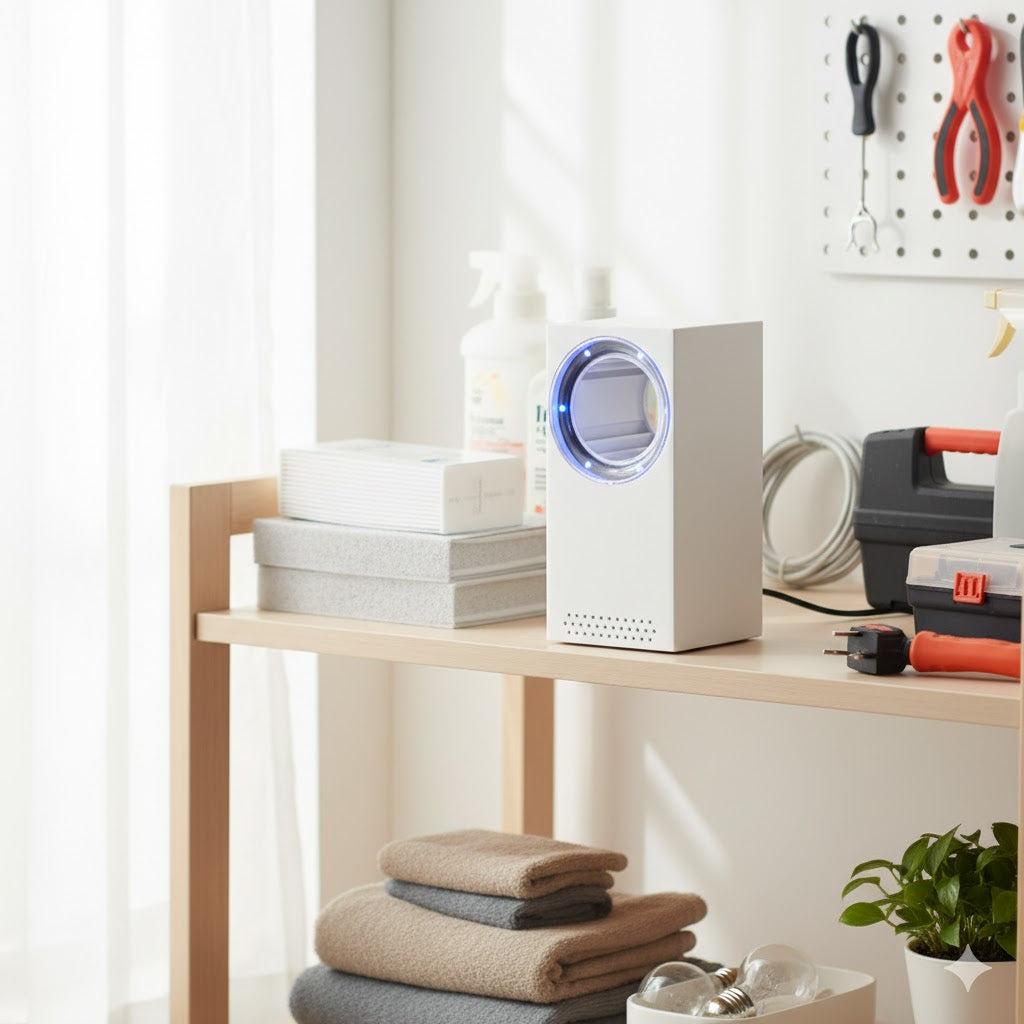 Premium Mückenvernichter leise & effektiv | Turbo-Ansaugung