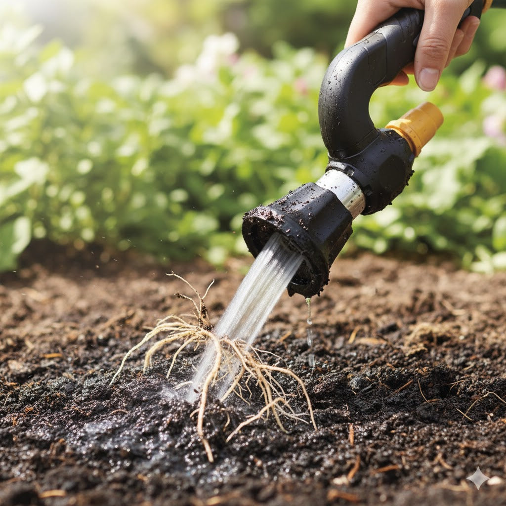 Premium Gartendüse für Schlauch | Einstellbarer Strahl