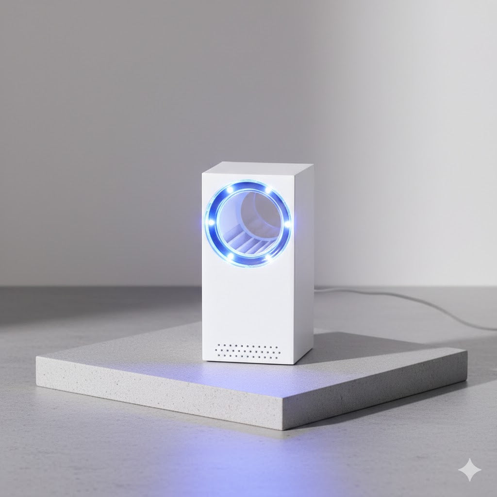 Premium Mückenvernichter leise & effektiv | Turbo-Ansaugung