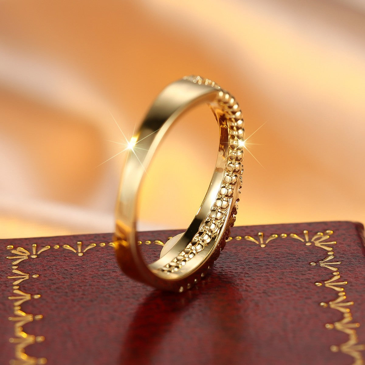 K & S | Damenring Kreuzdesign mit Weißen Diamanten – Eleganter Schmuck & Geschenkidee