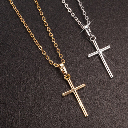 K & S | Damen Halskette Kreuz Anhänger – Elegante & Zeitlose Schmuck Kette