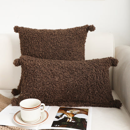K & S | Kuscheliges Plüschkissen – Weiches Dekokissen für Sofa & Wohnzimmer