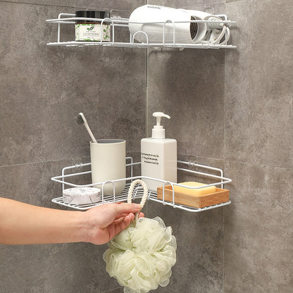 K & S | Eckregal Edelstahl ohne Bohren – Rostfrei & Platzsparend für Bad, Dusche & Küche