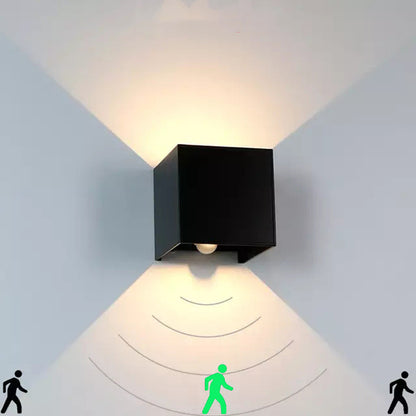 K & S | LED Wandleuchte mit Bewegungsmelder – Moderne Wandlampe für Flur, Treppenhaus & Eingangsbereich