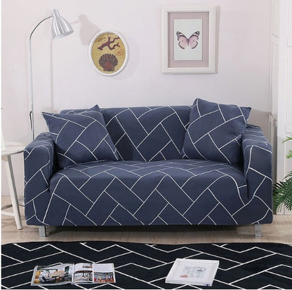K & S | Sofabezug Elastisch 1–4 Sitzer – Waschbarer Stretch Sofaüberwurf für Couch Schutz