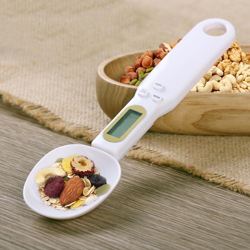 K & S | Digitale Küchenwaage Löffel 500g – Präzise LCD Waage 0,1g für Kochen & Backen