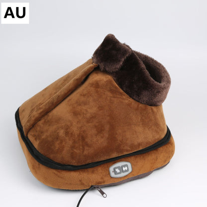 K & S | Beheizbare Fußwärmer Schuhe mit Massage – Warm & Komfortabel für Winter Zuhause