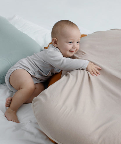 K & S | Baby Nest Tragbar Baumwolle – Waschbares Kuschelnest für Neugeborene & Säuglinge