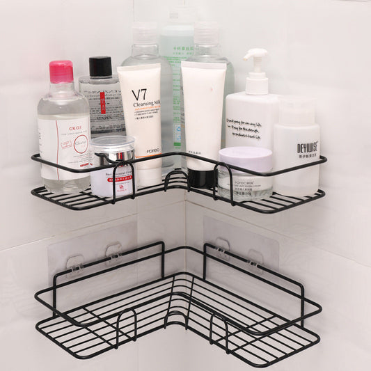 K & S | Eckregal Edelstahl ohne Bohren – Rostfrei & Platzsparend für Bad, Dusche & Küche
