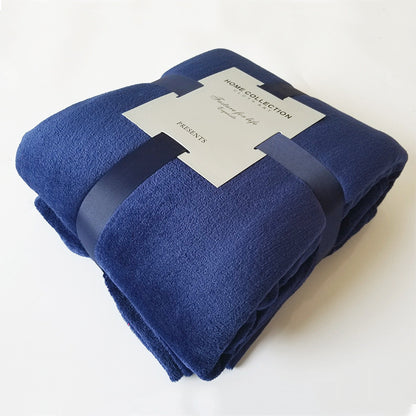 K & S | Flauschige Coral Fleece Decke - Weiche Kuscheldecke für Sofa, Bett & Reisen