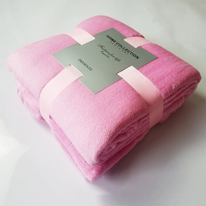 K & S | Flauschige Coral Fleece Decke - Weiche Kuscheldecke für Sofa, Bett & Reisen