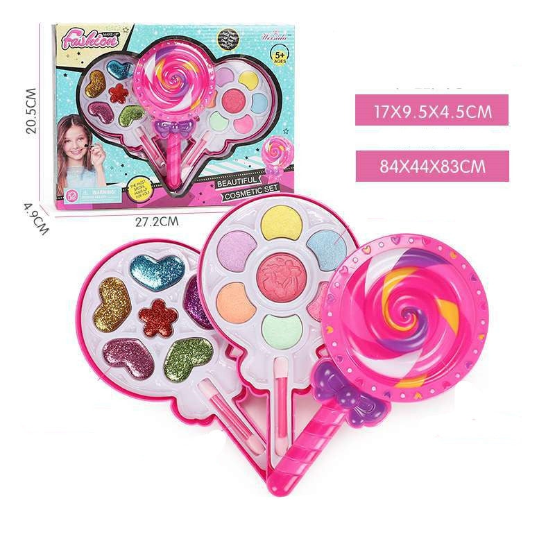 K & S | Waschbares Kinderschminke-Set mit Beauty-Koffer - Kreatives Schminkspielzeug für Kinder & Mädchen