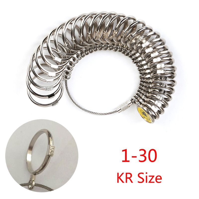 K & S | Ringmaß Metall für Fingergrößen – Präzises Werkzeug zum Ringgröße Messen