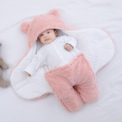 K & S | Baby Schlafsack Stepp Umschlagtuch – Warm, Weich & Sicher für Neugeborene