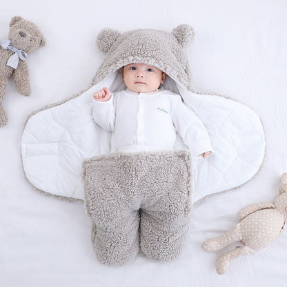 K & S | Baby Schlafsack Stepp Umschlagtuch – Warm, Weich & Sicher für Neugeborene
