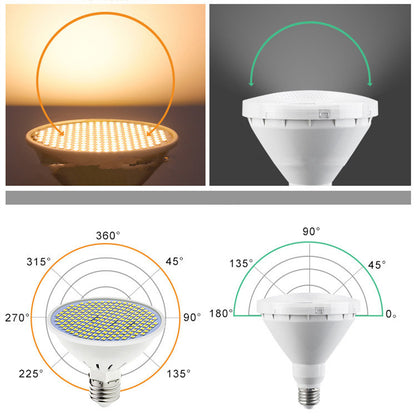 K & S | LED Lampe E27 – Energiesparende SMD Glühbirne 220V für Innenbeleuchtung, warmweiß & langlebig