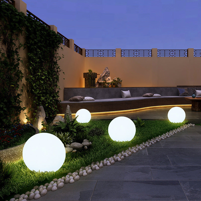 K & S | LED Leuchtkugel – Wasserdichte Gartenlampe mit Farbwechsel für Außenbereich, Terrasse & Pool