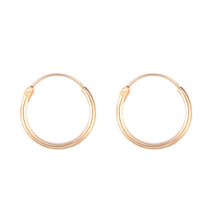 K & S | Damen Creolen Ohrringe Rund – Eleganter Schmuck in Gold, Silber & Schwarz