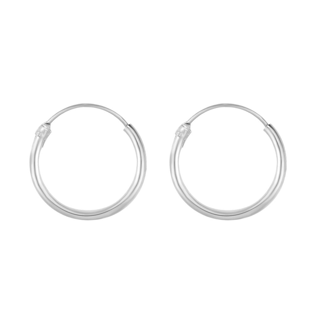 K & S | Damen Creolen Ohrringe Rund – Eleganter Schmuck in Gold, Silber & Schwarz