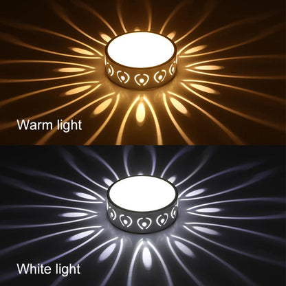 K & S | LED Deckenleuchte – Modernes 3W Einbau-Downlight mit Sterneneffekt für Flur & Wohnzimmer