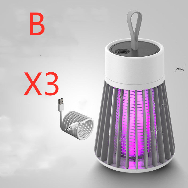 K & S | Elektrische Mückenfalle Tragbar USB – LED Insektenvernichter & Moskito Zapper