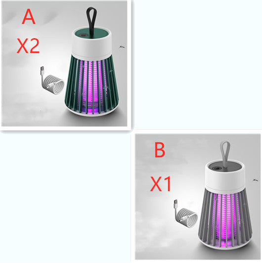 K & S | Elektrische Mückenfalle Tragbar USB – LED Insektenvernichter & Moskito Zapper