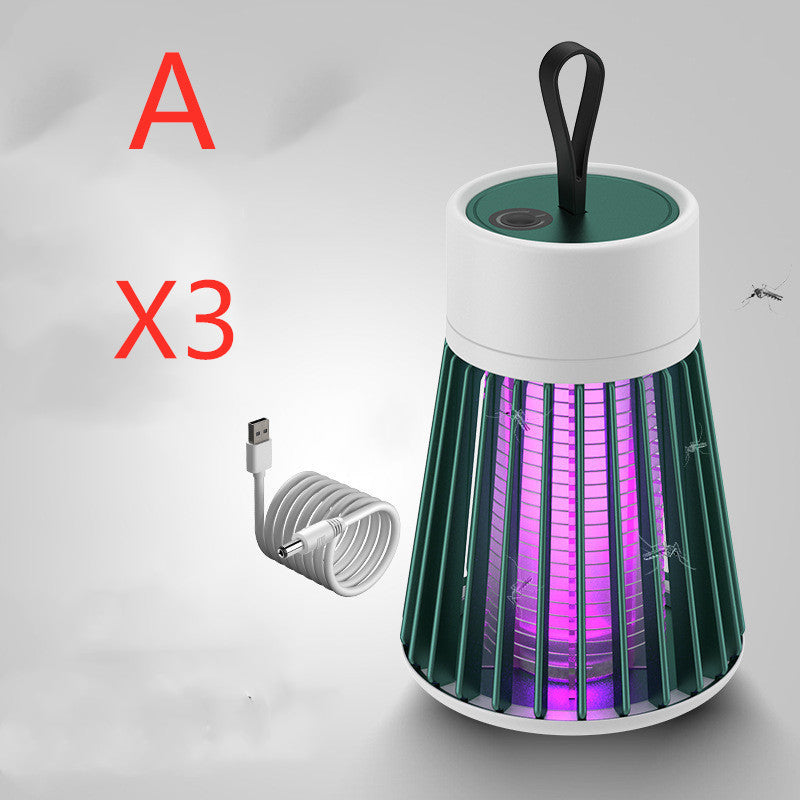 K & S | Elektrische Mückenfalle Tragbar USB – LED Insektenvernichter & Moskito Zapper