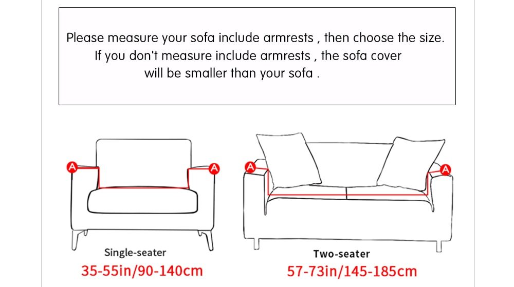 K & S | Sofabezug Elastisch 1–4 Sitzer – Waschbarer Stretch Sofaüberwurf für Couch Schutz