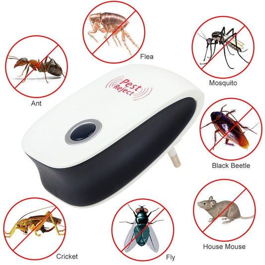 K & S | Ultraschall Schädlingsbekämpfer Steckdose – Effektiv gegen Insekten & Mäuse im Haus