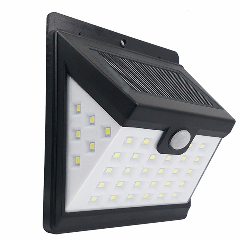 K & S | Solar LED Wandleuchte mit Bewegungssensor – Wasserdichte Außenlampe für Garten & Terrasse