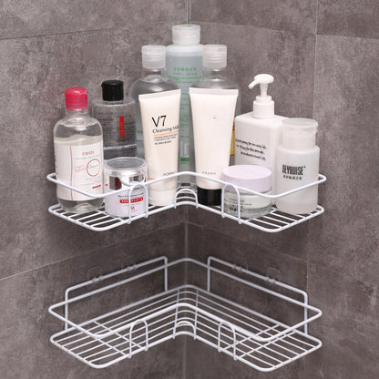 K & S | Eckregal Edelstahl ohne Bohren – Rostfrei & Platzsparend für Bad, Dusche & Küche
