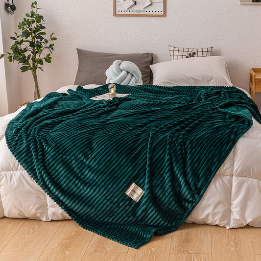 K & S | Kuschelige Einlagige Milchfleece-Decke - Weiche & Warme Wohndecke für Sofa & Schlafzimmer