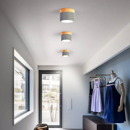 K & S | LED Deckenleuchte – Moderne runde Deckenlampe für Flur, Eingangsbereich & Wohnzimmer