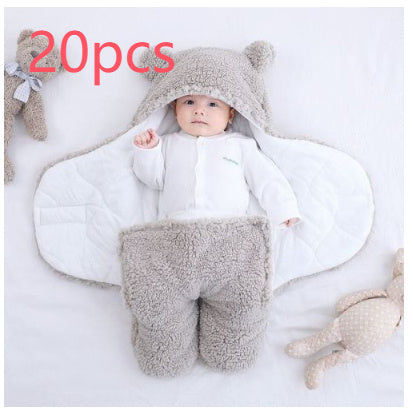 K & S | Baby Schlafsack Stepp Umschlagtuch – Warm, Weich & Sicher für Neugeborene