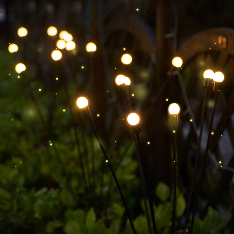 K & S | Solar Gartenleuchten – Schwingende LED-Glühwürmchen für stimmungsvolle Außenbeleuchtung
