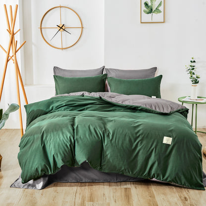 K & S | Bettwäsche Set – Elegante Baumwoll-Bettwäsche Garnitur, modern, weich & atmungsaktiv