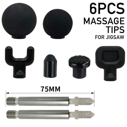 K & S | Silikon Aufsatz Set für Massagepistole – Ersatzköpfe für Faszien & Muskelentspannung