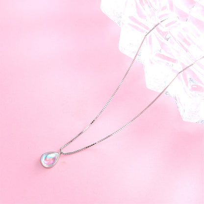 Damen Halskette 925 Silber mit Mondstein | Funkelnder Schmuck