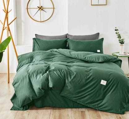 K & S | Bettwäsche Set – Elegante Baumwoll-Bettwäsche Garnitur, modern, weich & atmungsaktiv